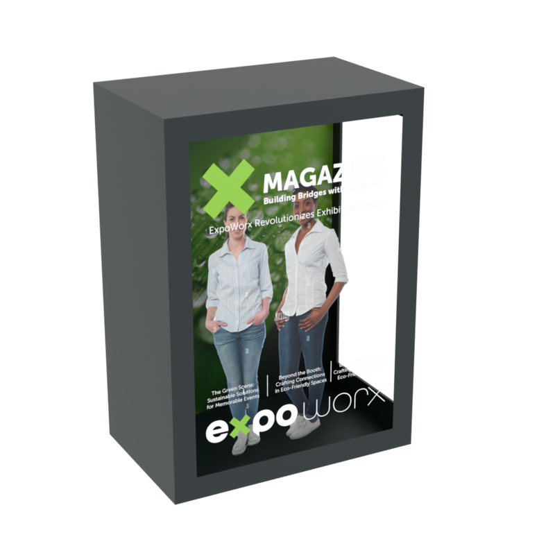 EcoBooth - Magazine Cover Photo Booth (1540mm x 970mm x 2160mm)